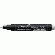 Marqueur permanent INSTAND-WHITE résistant à l'eau 1-2mm Classic Perman.Marker522/52 - 522/52 Marqueur permanent INSTAND-WHITE résistant à l'eau 1-2mm Classic Perman.Marker522/52 - 522/52
