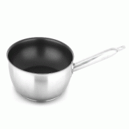 METRO PROFESSIONAL Poêle à frire, acier inoxydable, Ø 24 cm, revêtement antiadhésif en téflon, induction, résistant au four - inox 4067373645180