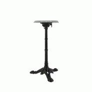 Pied bistrot rabattable table extérieure fonte 3 branches H72 cm