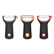 Set de 3 éplucheurs à légumes prep - oxo - matériau acier inoxydable - référence ox11244100 Set de 3 éplucheurs à légumes prep - oxo - matériau acier inoxydable - référence ox11244100