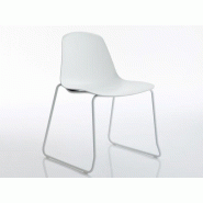 Lot de 4 chaises Epoca en polypropylène pied luge Lot de 4 chaises Epoca en polypropylène pied luge