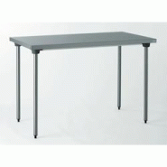 Tournus Table de travail en acier inoxydable, dim. 1200 x 700 x 900 mm Épaisseur du plateau en acier inoxydable 1,2mm - inox 503203
