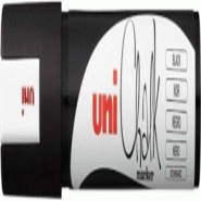 Uni-ball Marqueur craie Chalk Marker, pointe ogive de 1,8-2,5 mm, encre noire - 4902778170212
