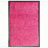 Décoshop26 - Paillasson lavable Rose 40x60 cm DEC023193 - 3001216169601