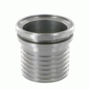 Douille KC nipple femelle acier annelée à souder avec collerette - YRCSWAC100114 - DN 100 - 114.3 mm - Polyvalent et fiable