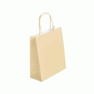 Gimex Sac Ivoire kraft blanc poignées torsadées - 23+12x30cm par 250 - beige en carton 3700481692035 Gimex Sac Ivoire kraft blanc poignées torsadées - 23+12x30cm par 250 - beige en carton 3700481692035