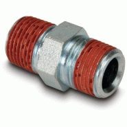 FZ1617, High Pressure Fitting, Hexagon Nipple, 700 bar Maximum Operating Pressure, Connection from 3/8" NPTF Male to 3/8" NPTF Male