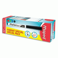 Maped Boîte de 12 marqueurs effaçables Marker Pep's, coloris assortis (4) - 3154147418321