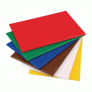 Planche à découper standard basse densité Hygiplas - Marron Planche à découper standard basse densité Hygiplas - Marron