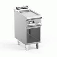 Plaque a snack professionnel gaz sur soubassment libre, 1 plaque ra... - PFTBG74ARC