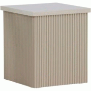 Table basse beige Lenox 40 x 40 x 45 cm Venture Home - beige 7340220844316 Table basse beige Lenox 40 x 40 x 45 cm Venture Home - beige 7340220844316