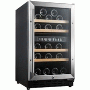 Vinobox V40GC2TI - Cave à vin argentée en acier - Classe énergétique G Vinobox V40GC2TI - Cave à vin argentée en acier - Classe énergétique G