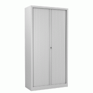 Armoire rideau gris clair Haute L.1000 mm Armoire rideau gris clair Haute L.1000 mm