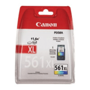 Cartouche encre Canon CL-561XL 3 couleurs pour imprimante jet d'encre Cartouche encre Canon CL-561XL 3 couleurs pour imprimante jet d'encre