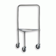 Chariot de transport pour cuve de 20 l pour batteurs mélangeurs planétaires, en acier inoxydable haute résistance | Sammic - inox 1500260