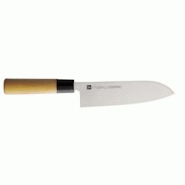 Chroma Couteau japonais Haiku Original Santoku 17 cm - Haiku International - acier H05 Chroma Couteau japonais Haiku Original Santoku 17 cm - Haiku International - acier H05