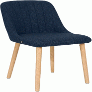 CLP Chaise de salle a manger Arie en tissu Tissu HBT: 82x49x56 cm Bleu - bleu textile 327582