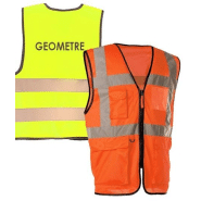 Gilet haute visibilité multi-poches GEOMETRE, Coloris : Jaune Fluo, Taille : 3XL Gilet haute visibilité multi-poches GEOMETRE, Coloris : Jaune Fluo, Taille : 3XL