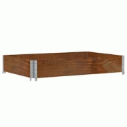 Helloshop26 - Jardinière bac lit surélevé plantes fleurs terrasse jardin 120 x 80 cm bois massif de pin marron 02_0037408 - 3000217813131 Helloshop26 - Jardinière bac lit surélevé plantes fleurs terrasse jardin 120 x 80 cm bois massif de pin marron 02_0037408 - 3000217813131