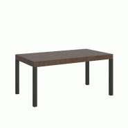 Itamoby Table Extensible 120/380X90 Cm Everyday Premium Pieds Noyer Anthracite - marron 8050598908389