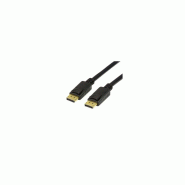 LogiLink Câble de raccordement DisplayPort 1.4, 2,0 m, noir, 2 m - noir CV0120