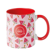 Mug bicolore Rokia - Mugs et tasses publicitaires Mug bicolore Rokia - Mugs et tasses publicitaires
