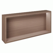 Présentoir Cage noyer avec LED 86x14,5x38,4cm