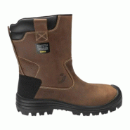 Safety Jogger - Bottes de sécurité mi-hautes en cuir pleine fleur imperméables et résistantes à la chaleur CALDERA marron S7S #964B00 Taille 48 - Safety Jogger - Bottes de sécurité mi-hautes en cuir pleine fleur imperméables et résistantes à la chaleur CALDERA marron S7S #964B00 Taille 48 -