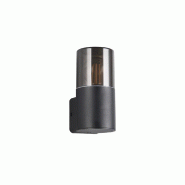 Applique extérieure Hoosic 1x E27 28W IP44 noir mat écran fumé aluminium - Trio Lighting - noir aluminium 4017807603583