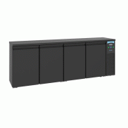 Arrière bar réfrigérée noir 4 portes l2490mm 7489.5280 COMBISTEEL