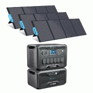 BLUETTI AC300 + B300 + 3*PV200 Groupe électrogène solaire