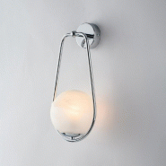 Bonetti Illumina Afrodite Applique 1 Lumière En Fer Chromé Avec Sphère Dm.14.16 P.19 Bl286-Ap1-Cr - gris 8050713219444