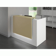 Borne d'accueil compacte Z2 - Officity - 126, Blanc, Beige R1019