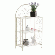 CLP Etagère en Fer Rosa Crème antique - beige métal 131512193 CLP Etagère en Fer Rosa Crème antique - beige métal 131512193