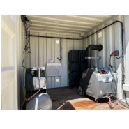 Container de lavage NHP prééquipé