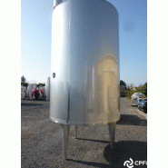 Cuve Pierre Guérin 7000 L - Isolation neuve - Inox 304L - Agitation Tri-pâle Cuve Pierre Guérin 7000 L - Isolation neuve - Inox 304L - Agitation Tri-pâle