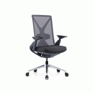 Fauteuil ergonomique 401Y avec dossier résille 3D et accoudoirs 4D
