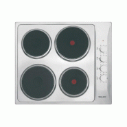 GLEM Table De Cuisson électrique 60cm 6000w Inox GTL640IX - argenté 8033945383985