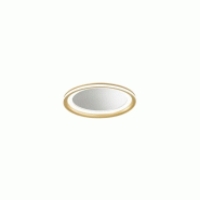PERENZ Miroir Led Mirò D.40 Cm 38W Or Brossé, Plafonnier Et Applique Murale, Lumière Chaude 3000K, Design Élégant Pour Salle De Bain - doré 8023