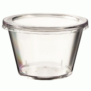 Pot Authentik (couvercle non inclus) SAN (Plastique) réemployabl 330ml - par 150