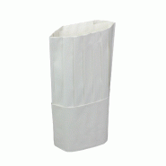 Schneider - Toques de chef modèle "Maitre Chef", blanc, neutre, plissé, hauteur : env. 250 mm - blanc papier 120400