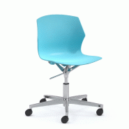 Siège giratoire sur roulettes Frill. - Bleu clair Siège giratoire sur roulettes Frill. - Bleu clair