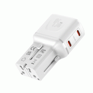 VALUE Chargeur de voyage, EU/UK/US, 2 ports USB C, 45 W VALUE Chargeur de voyage, EU/UK/US, 2 ports USB C, 45 W