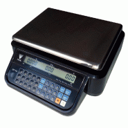 Balance poids / prix compacte 33.6x35x12.4cm - 99 PLU - Affichage LCD - Portée 5/15 kgs