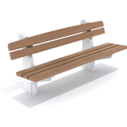 Banc public Brahe réf 8042472 - Hags