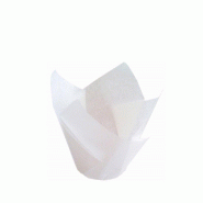 Caissette muffin papier blanc 11x11cm - par 1000