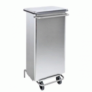 HAILO Poubelle de cuisine, Collecteur grand volume 50L inox