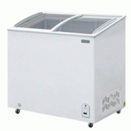 Congélateur Coffre 200L Professionnel - 2 Portes Vitrées Coulissantes - Froid Ventilé, Roulettes - Polar - GM498 Congélateur Coffre 200L Professionnel - 2 Portes Vitrées Coulissantes - Froid Ventilé, Roulettes - Polar - GM498