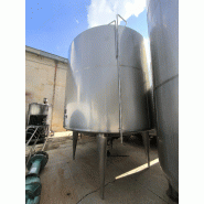 Cuve en acier inoxydable 304 20 000 litres avec double enveloppe, isolation et agitation - référence                        :                         c13955