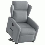 Fauteuil inclinable Gris clair Tissu Modèle Dermelora - 8721102961168